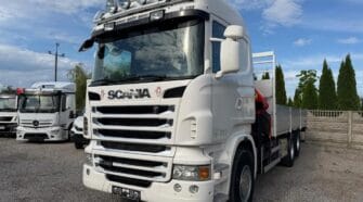 Scania R480 6x2 z HDS Palfinger PK 29002